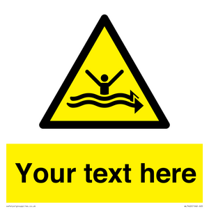 Custom Warning strong currents